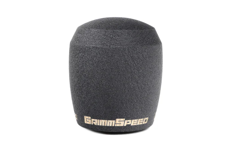 GrimmSpeed Stubby Shift Knob Stainless Steel Black - M12x1.25 - Installation View