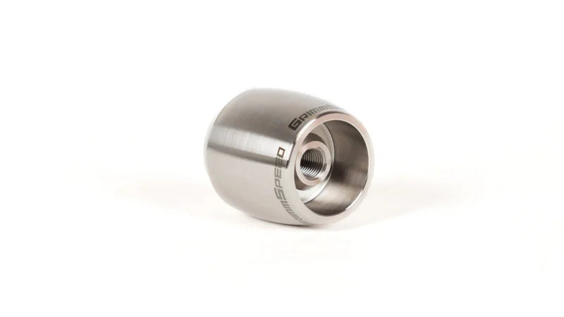 GrimmSpeed Stubby Shift Knob Stainless Steel (Raw) - M12x1.25 - Main Product View