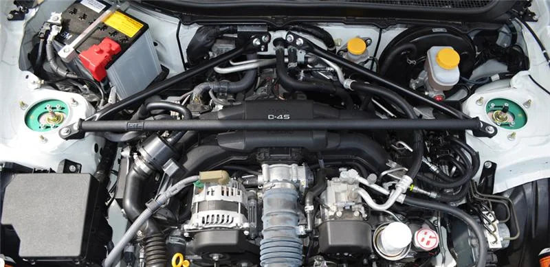 GrimmSpeed Subaru BRZ / Scion FR-S Strut Tower Brace - Black - Main Product View