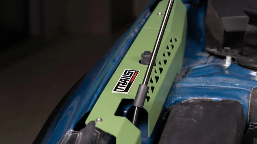 GrimmSpeed 2020+ Subaru Outback TRAILS Fender Shrouds - Green - Side View