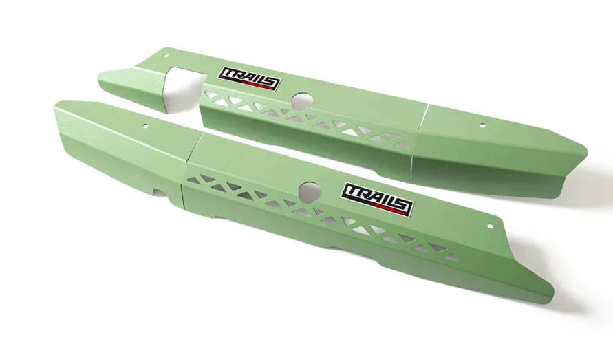 GrimmSpeed 2020+ Subaru Outback TRAILS Fender Shrouds - Green - Installation View