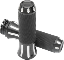Load image into Gallery viewer, Grips - Custom - Black Cut DragSpecialties 354126 - Main Product View