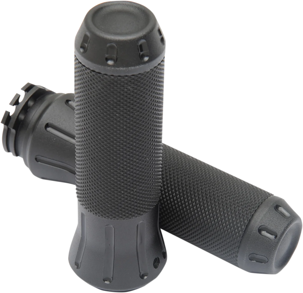 Grips - Custom - Shot-Peened - Black DragSpecialties 354131 - Main Product View