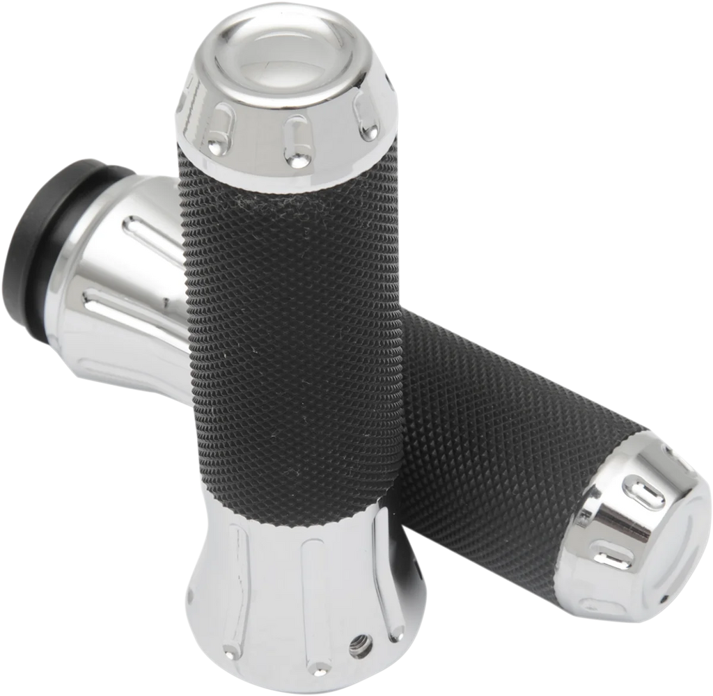 Grips - Custom - TBW - Chrome DragSpecialties 354121 - Main Product View