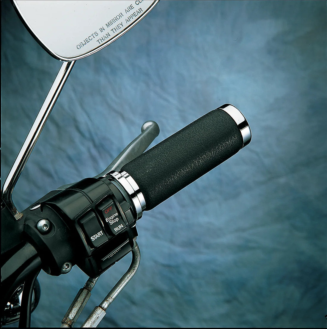 Grips - Foam - Textured - Cable DragSpecialties 170509DTS-BC324 - Side View