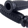 Load image into Gallery viewer, Grips - Grenade - TBW - Matte Black DragSpecialties H17-05C6MBT - Main Product View