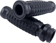 Load image into Gallery viewer, Grips - Grenade - TBW - Matte Black DragSpecialties H17-05C6MBT - Main Product View