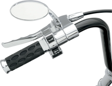 Load image into Gallery viewer, Grips - Hotop - Chrome/Rubber DragSpecialties 06300372 - Side View