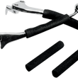Load image into Gallery viewer, Grips - Lever - Foam Show Chrome - Main Product View