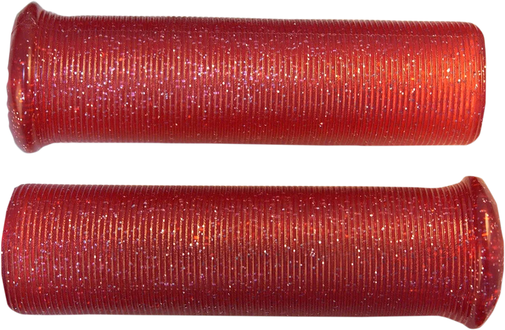 Grips - Retro - Metal - 7/8" - Red - Main Product View