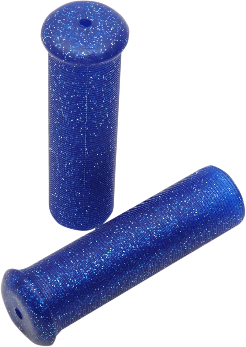 Grips - Retro - Metal - 7/8" - Red - Side View