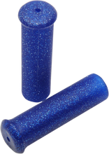 Load image into Gallery viewer, Grips - Retro - Metal - 7/8" - Silver - Side View
