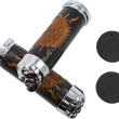 Load image into Gallery viewer, Grips - Skull Grips - Red Eyes - Chrome DragSpecialties 17-0505CDTS - Main Product View