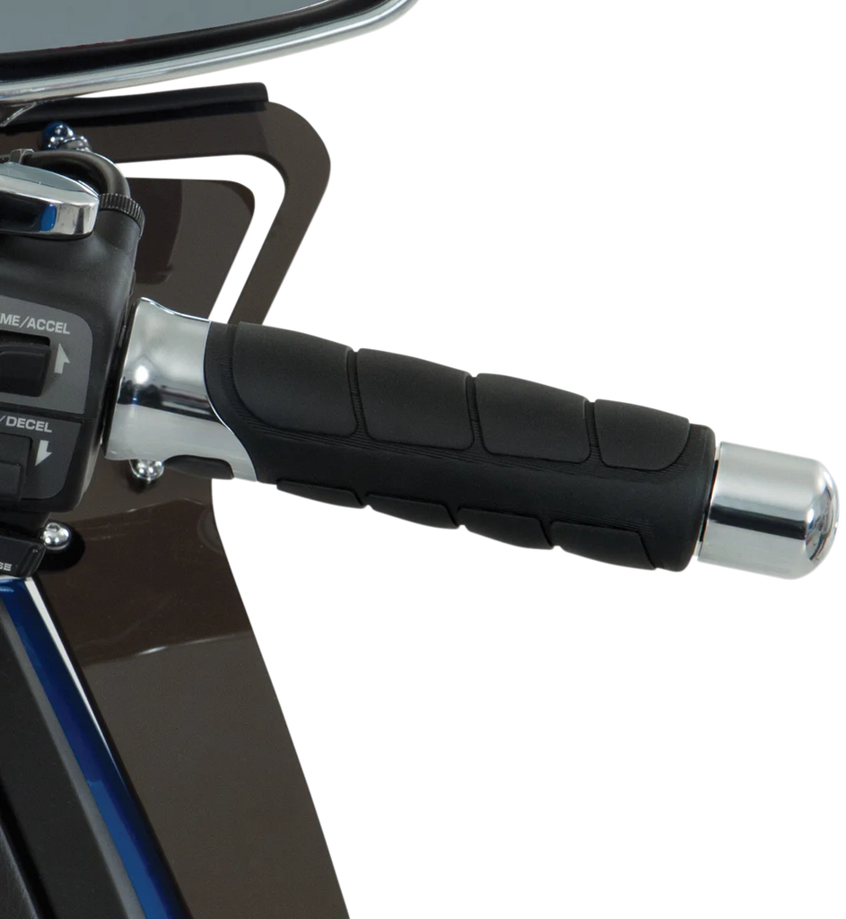 Grips - Solace - 7/8" Show Chrome - Side View