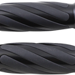 Load image into Gallery viewer, Grips - Twisted - Matte Black DragSpecialties 17-0543MBD - Main Product View