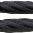 Load image into Gallery viewer, Grips - Twisted - TBW - Matte Black DragSpecialties 17-0543MBT - Main Product View