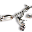 Load image into Gallery viewer, HKS 03-06 350z Dual Hi-Power Ti Tip Catback Exhaust (SUS304 NO COATING) - Side View