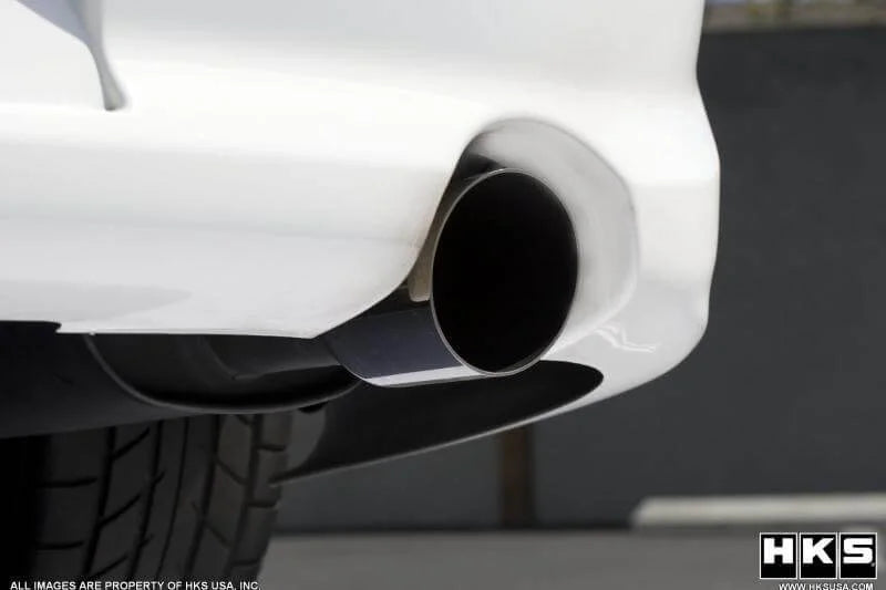 HKS 03-06 EVO 8/9 Sport Cat-Back Exhaust - Side View