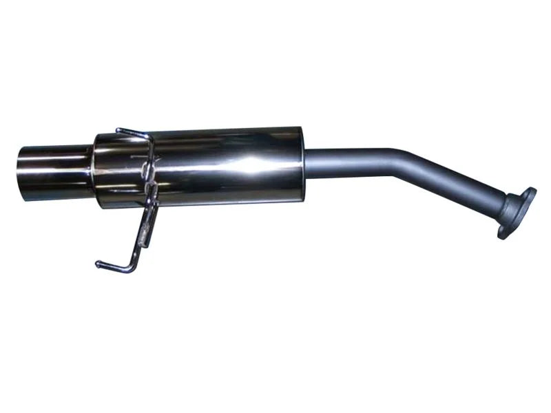 HKS 07-08 Honda Fit Hi Power Exhaust (SUS304 NO COATING) - Side View