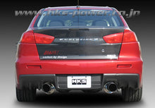 Load image into Gallery viewer, HKS 08-09 Evo 10 Hi-Power Dual Tip Catback Exhaust - Main Product View