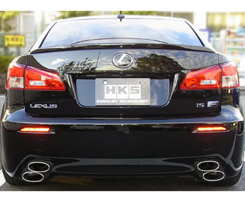 HKS 08-10 Lexus IS F SSM Exhaust Includes SUS304 Y-pipe and Rear Sections - Detail View