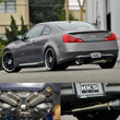 Load image into Gallery viewer, HKS 08-13 Infiniti G37 Coupe Dual Hi-Power Ti Tip Catback Exhaust (SUS304 NO COATING) - Main Product View