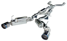 Load image into Gallery viewer, HKS 08-13 Infiniti G37 Coupe Dual Hi-Power Ti Tip Catback Exhaust (SUS304 NO COATING) - Side View