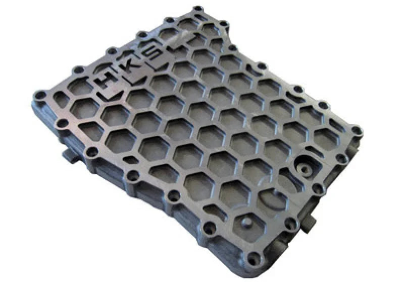 HKS 09-10 Nissan GT-R Transmission Oil Pan Upgrade - Side View