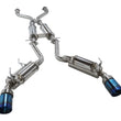 Load image into Gallery viewer, HKS 09-21 Nissan 370z Dual Hi-Power Ti. Tip Catback Exhaust (SUS304 NO COATING) - Side View