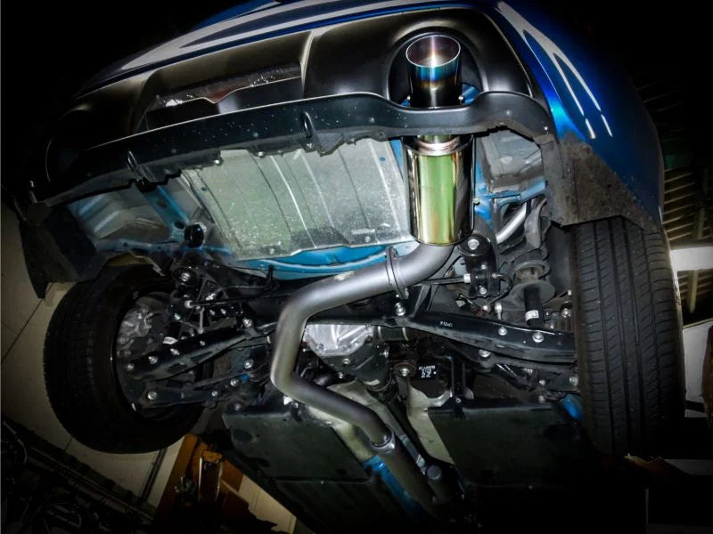 HKS 12-21 Scion/Toyota FRS/86  Hi-Power Single Racing V1 (SUS304 NO COATING) - Side View