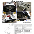 Load image into Gallery viewer, HKS 17+ Honda Civic Si Sedan (FC) Hi-Power Muffler Exhaust - Back View