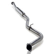 Load image into Gallery viewer, HKS 2008 STi 65mm Stainless Steel Mid-Pipe (only compatible w/ hks31021-AF012 or Stock Muffler) - Side View