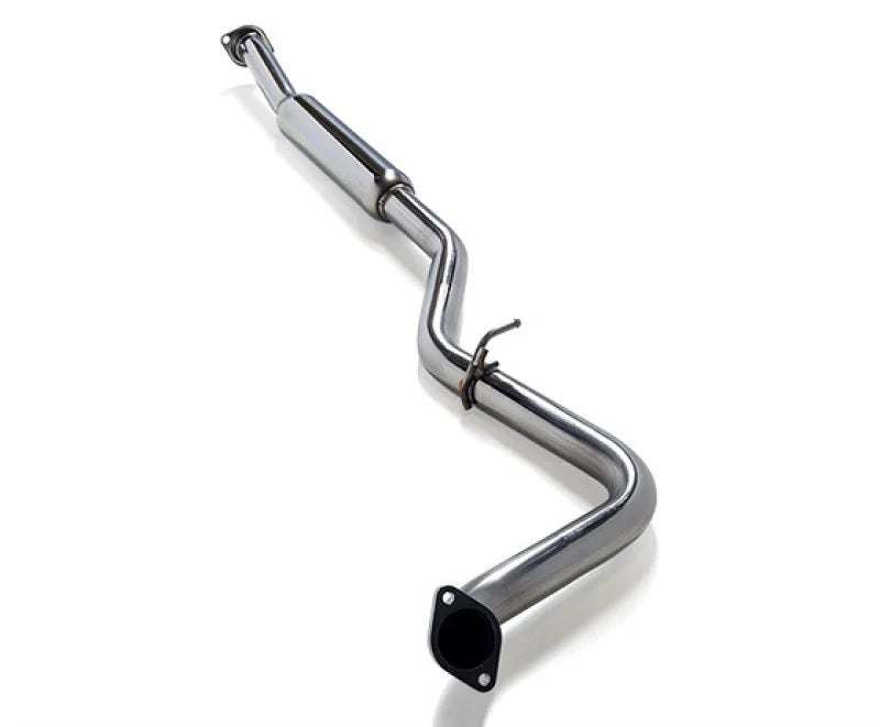 HKS 2008 STi 65mm Stainless Steel Mid-Pipe (only compatible w/ hks31021-AF012 or Stock Muffler) - Side View