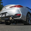 Load image into Gallery viewer, HKS 2017 Infiniti Q60 (RWD) Dual Hi-Power Titanium Tip Catback Exhaust - Side View