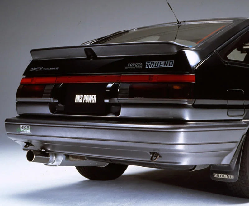 HKS 85-87 Corolla GTS Exhaust System - Side View