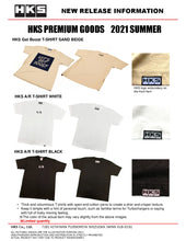 Load image into Gallery viewer, HKS A/R T-SHIRT XL/WHITE - Detail View