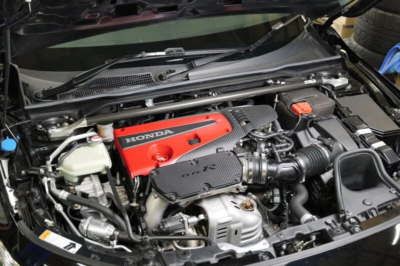 HKS Carbon Brace - Full Set fits Honda Civic Type R (fl5) - Back View