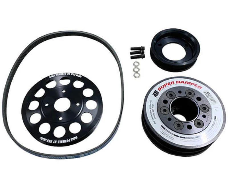 HKS Crank Damper Pulley Kit - 95-02 Nissan GT-R BCNR33/BNR34 (RB26DETT) - Side View