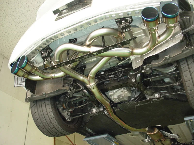 HKS GTR Legamax Tig Welded Exhaust System - Detail View