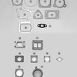 Load image into Gallery viewer, HKS Gasket Set GTII7867sym Comp Outlet
