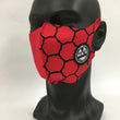 Load image into Gallery viewer, HKS Graphic Mask SPF Red - Medium - Main Product View
