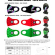 Load image into Gallery viewer, HKS Graphic Mask SPF Red - Medium - Side View