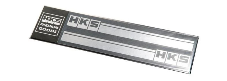 HKS HKS STICKER stripe SILVER - Back View