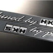 Load image into Gallery viewer, HKS HKS STICKER tuned by BLACK 2pcs - Side View