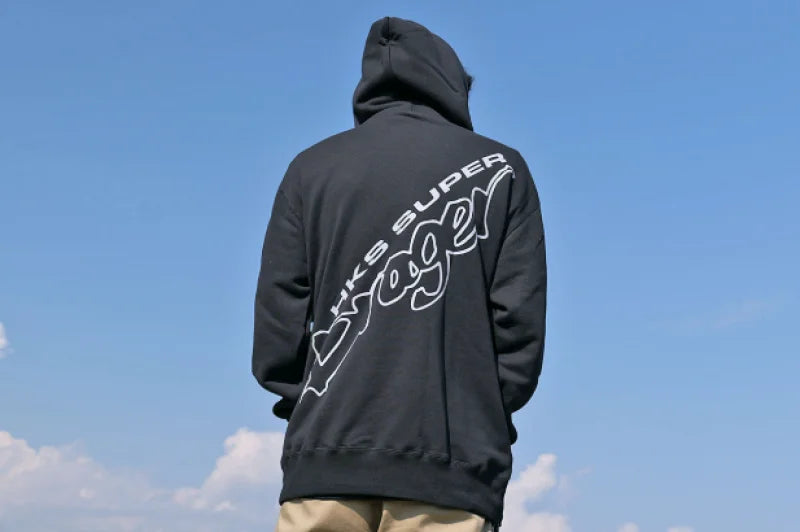 HKS HOODIE SUPER DRAGER BLACK XXXL - Side View