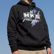 Load image into Gallery viewer, HKS HOODIE SUPER RACING BLACK L - Main Product View