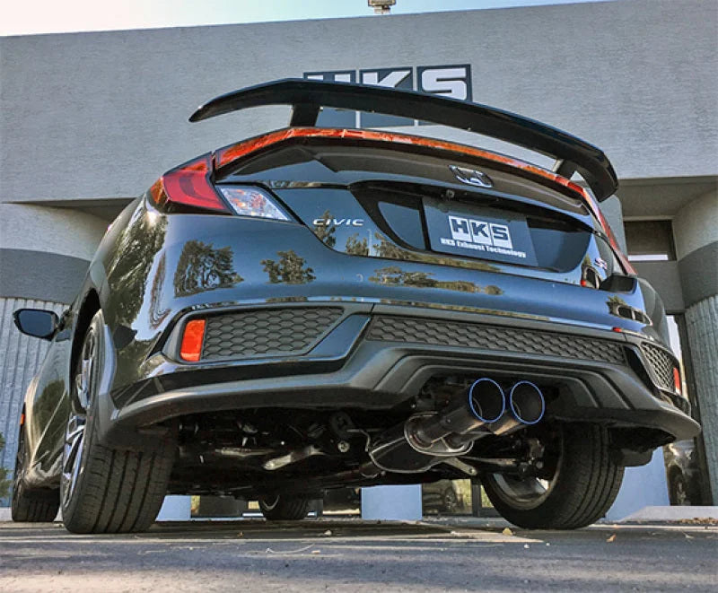 HKS Hi-Power Muffler for Civic SI Coupe (FC3) - Installation View