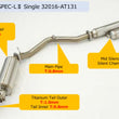 Load image into Gallery viewer, HKS Hi-Power Toyota/Subaru FA20 Spec-L2 Single Exhaust - Side View