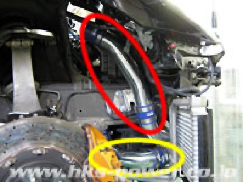 HKS I/C FULL PIPING KIT R35 GT-R - Side View