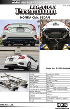 Load image into Gallery viewer, HKS LEGAMAX Premium HONDA CIVIC SEDAN FC - Side View